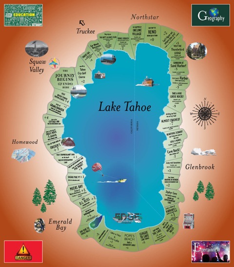 EDGE Lake Tahoe Boardgame